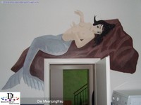 Badezimmer Wandmalerei Meerjungfrau.JPG