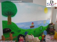 Kinderzimmer Wandmalerei Kinderlandschaft.JPG